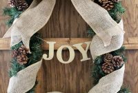 Handmade Geometric Christmas Wreath