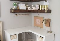 Space Saving Floating Corner Shelves