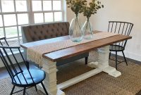 Craft Your Own Farmhouse Pedestal Table