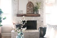 Sixty-Five Dollar DIY Fireplace Makeover