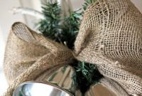 Pottery Barn Style Silver Bells Swag