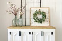 DIY Modern Farmhouse Statement Door Cabinet
