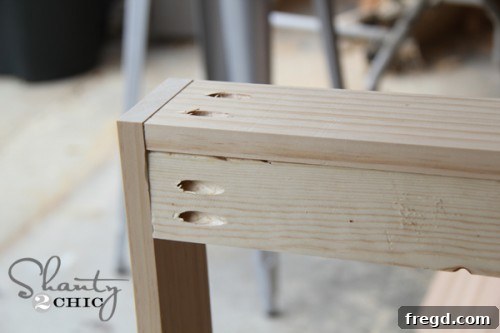 Hanging Board Installation Attaching the top back hanging board to the spice rack frame