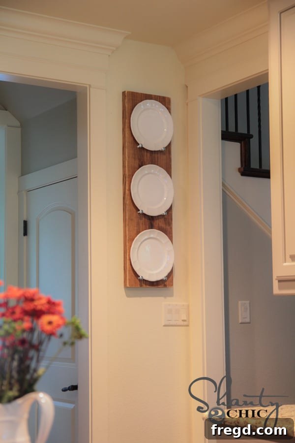 Plate Rack DIY Shanty2Chic style