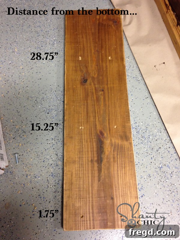 How to build a plate rack holes placement