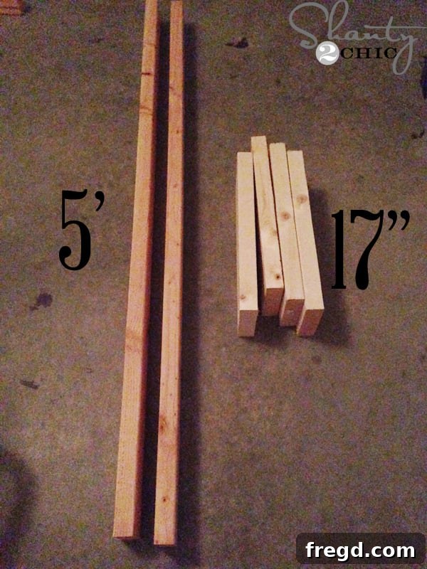 Build a Stylish Blanket Ladder for Just $15 2 diy blanket ladder - measurements