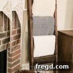 Build a Stylish Blanket Ladder for Just $15 3 DIY Blanket Ladder