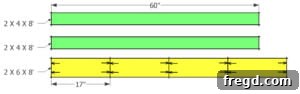 Build a Stylish Blanket Ladder for Just $15 4 Cut List Diagram