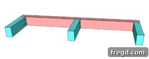 Mounting the shelf frame to the wall studs