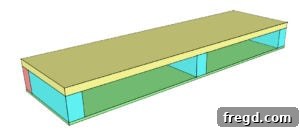 Attaching the top 1x10 board