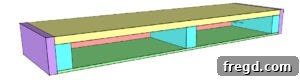 Attaching the side trim pieces