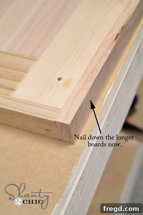 Framing a mirror with wood trim