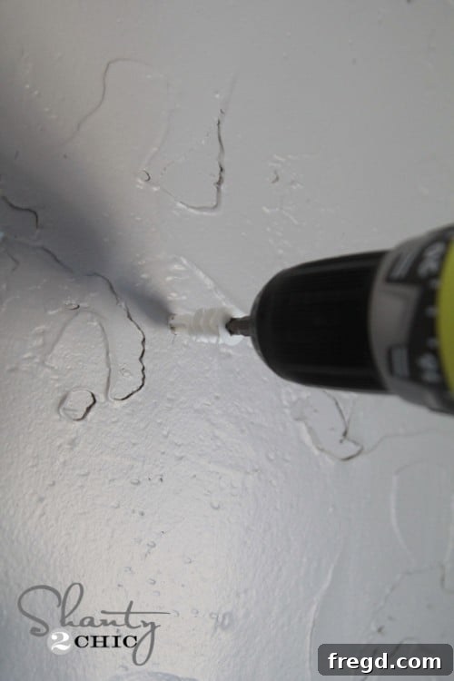 Instructions on how to use drywall anchors