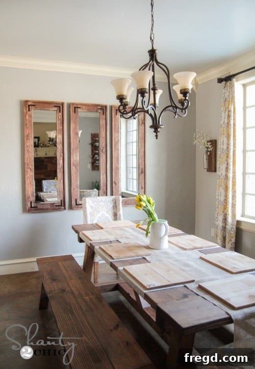 How to make a full length mirror with a beautiful finish