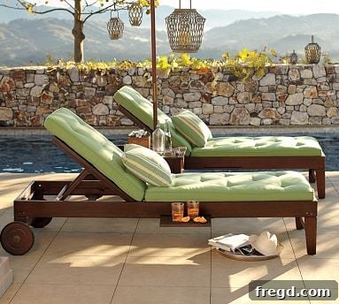 Pottery Barn Chaise Lounge Inspiration Pottery Barn inspired chaise lounge