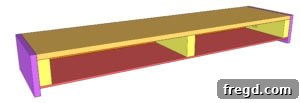 Attaching Shelf Casing to Bracket Step
