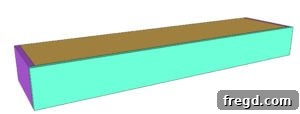 Adding Bottom and Front of Shelf Step