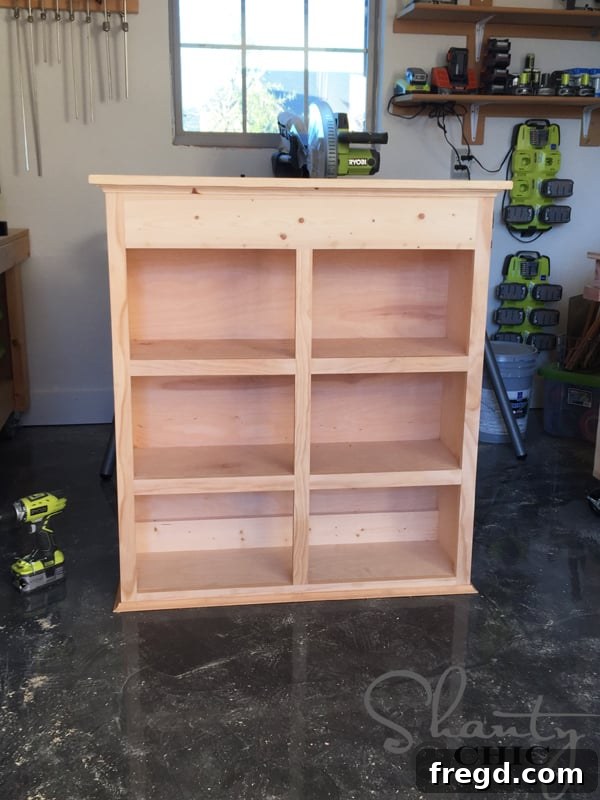 Bathroom cabinet DIY ready for painting