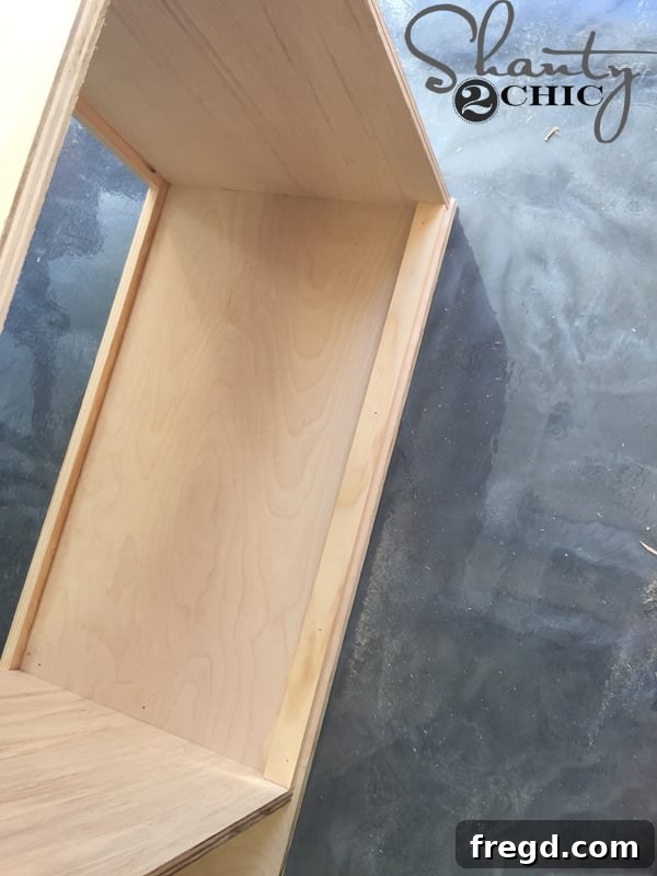 Optimizing My Sliding Barn Door Media Console with Custom Shelving 21 Back Cleats Installed on the Media Tower