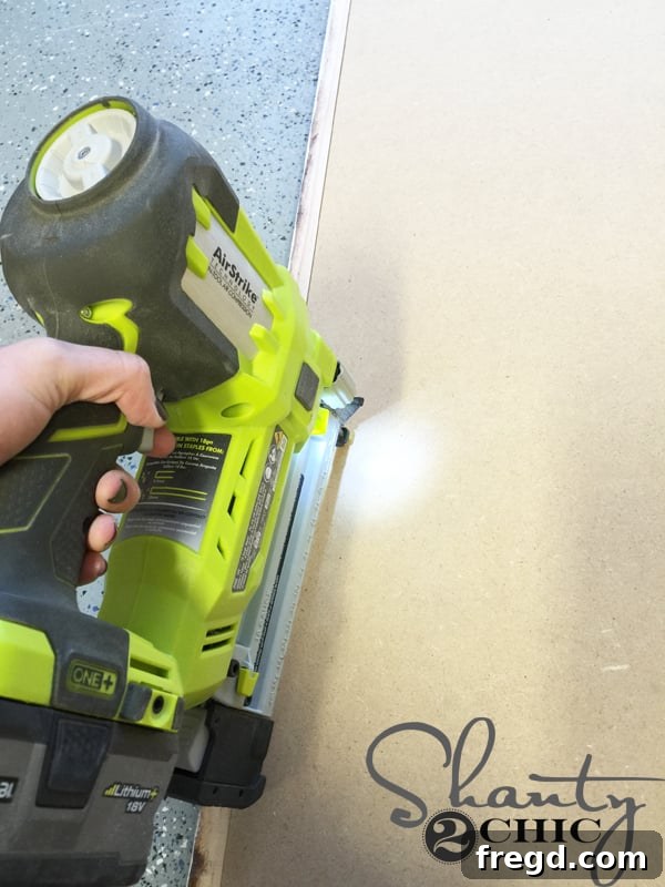 attach-chalkboard-to-frame