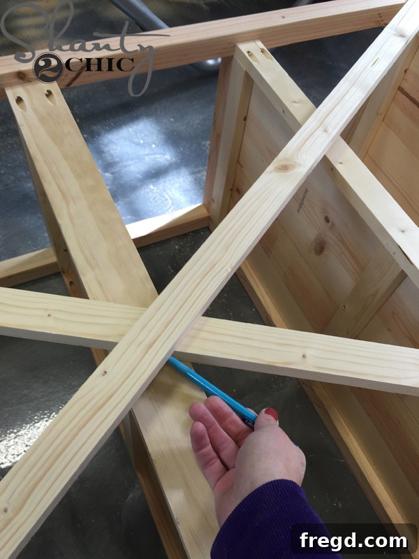 Marking for additional 'X' pieces