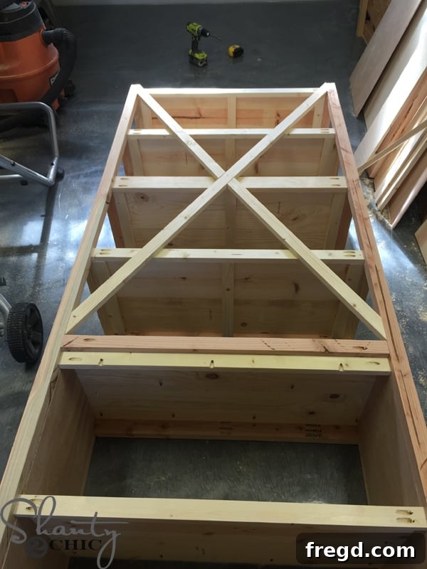 'X' pieces ready for installation or finishing