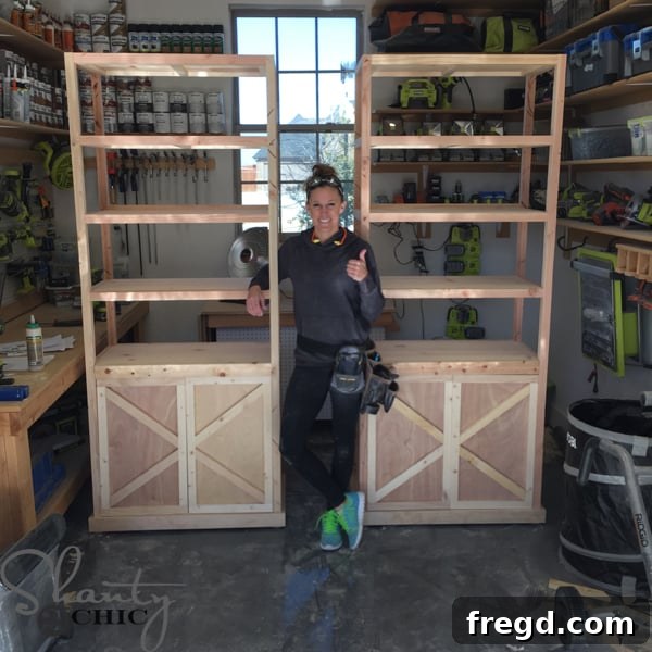 Office towers ready for staining and finishing