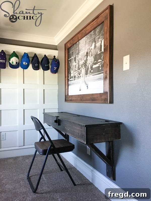 DIY Large Picture Frame - Oversized Engineer Print Wall Art