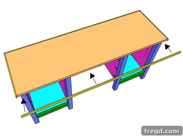 Measuring for screen mold placement on vanity