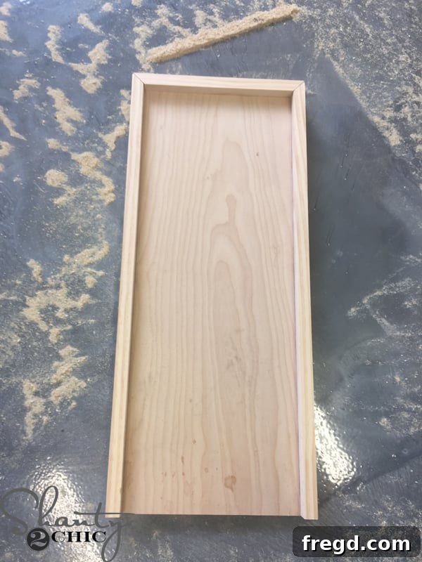Door pieces with 1x2 trim for jewelry case