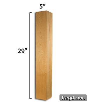 DIY Modern Open Concept Farmhouse Table HGTV Style 3 Osborne Wood Products furniture legs for modern farmhouse table