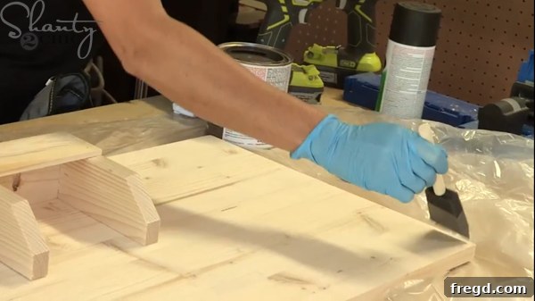 Attaching a 3-inch wide luan or craft board piece to the front of the mail sorter