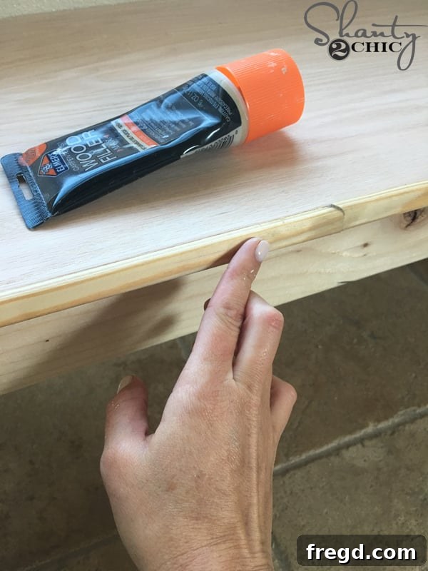 Create Your Dream Window Seat 37 fill-nail-holes