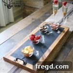 DIY Chalkboard Serving Tray