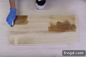 Stain Application