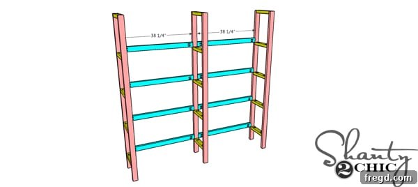 Craft a Plate Rack for Only $95 23 Mounting the ladder structure to the wall for safety