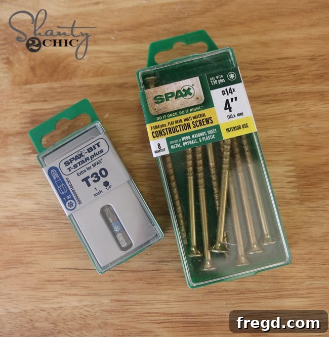 Craft a Plate Rack for Only $95 24 4 inch Spax screws for secure wall mounting of plate rack