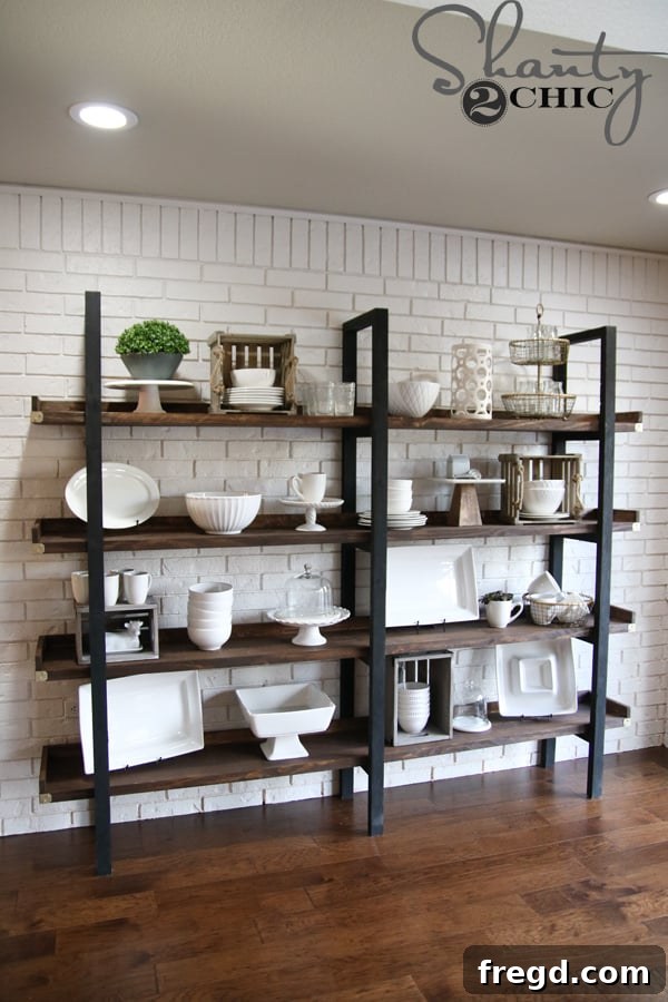 Craft a Plate Rack for Only $95 32 Tall and elegant DIY plate rack, a centerpiece in the room