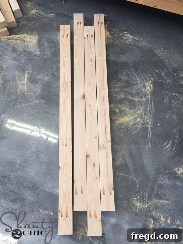 Craft a Plate Rack for Only $95 10 Supports installed between ladders for plate rack stability