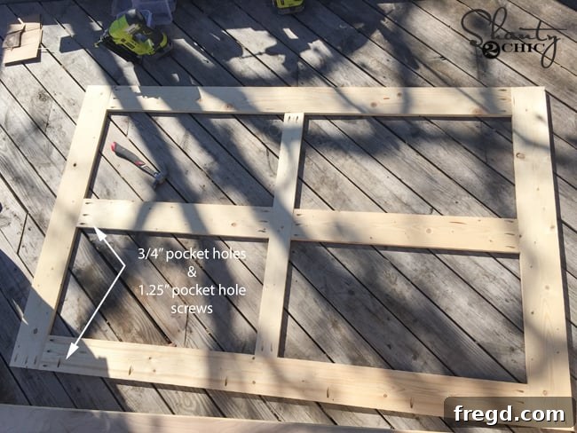 Build Your Own High-Back Bench 15 Building the Back Frame of Bench
