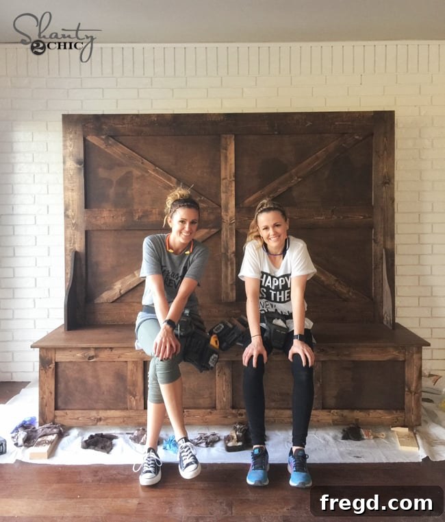 Build Your Own High-Back Bench 24 DIY High-Back Bench by Shanty2Chic