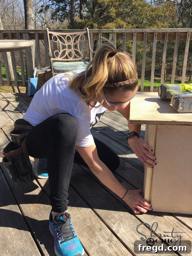 Build Your Own High-Back Bench 8 Trim Side of Bench