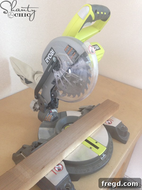 Build a Beautiful Cedar Planter for Under $25: A Complete DIY Guide 3 Ryobi 18V Miter Saw for Precise Wood Cuts