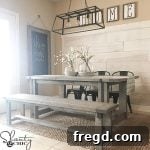 DIY Industrial Farmhouse Table
