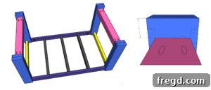Attaching 4x4 Leg Runners