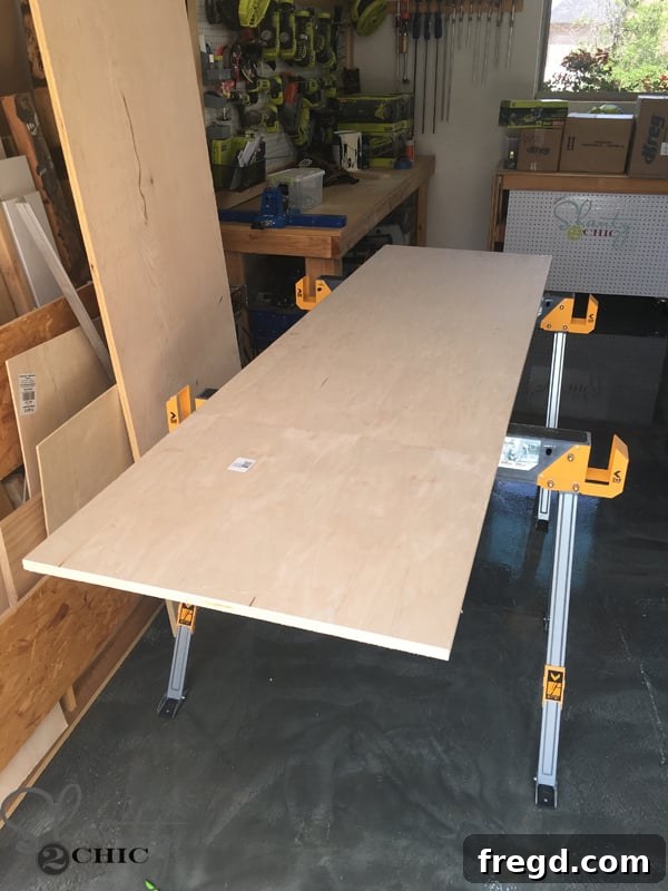 Rustic Glide Media Hub 20 plywood-sheets-for-diy-barn-doors