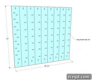 Headboard construction