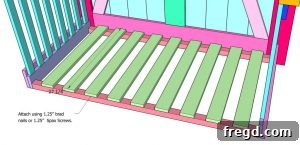 Mattress supports installation