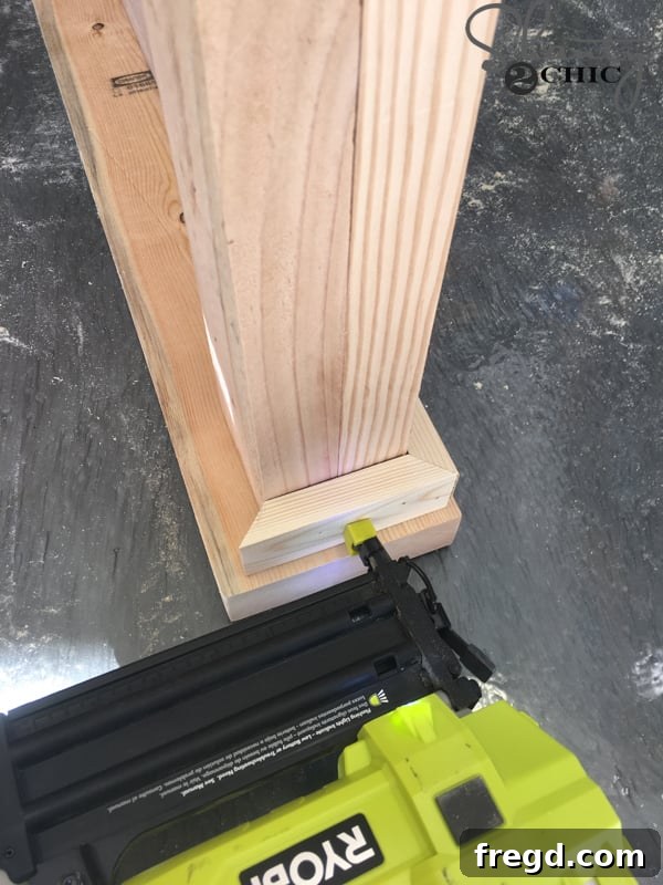 DIY Rustic Modern King Bed