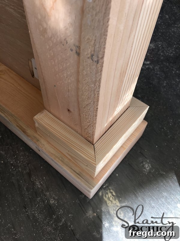DIY Rustic Modern King Bed